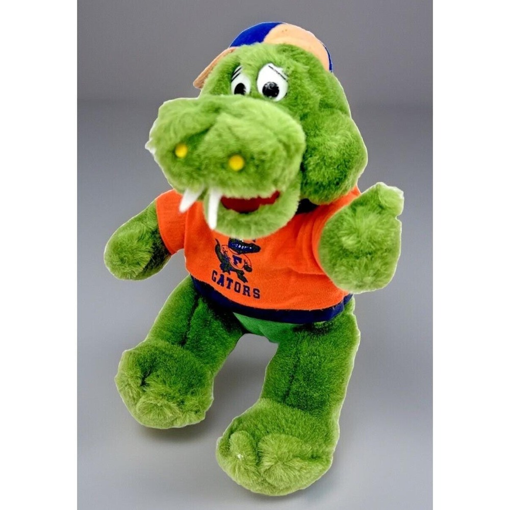 VTG 1987 Albert The Florida Gator 11" Plush‎ Mascot Gators College Football